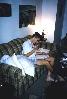 me doing homework, fall 1997