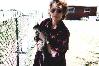 my mom and buddy, summer 1998